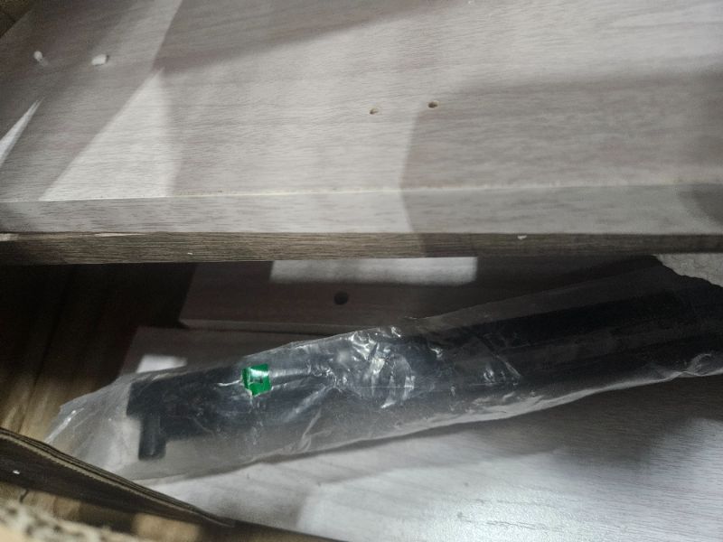 Photo 1 of **********MISSING SOME HARDWARE TO ASSEMBLE**************
YITAHOME TV Stand for TVs up to 65 Inch, Farmhouse Entertainment Center with Sliding Barn Doors and Storage Cabinet, Rustic TV Media Console for Living Room, Grey White/Grey Wash