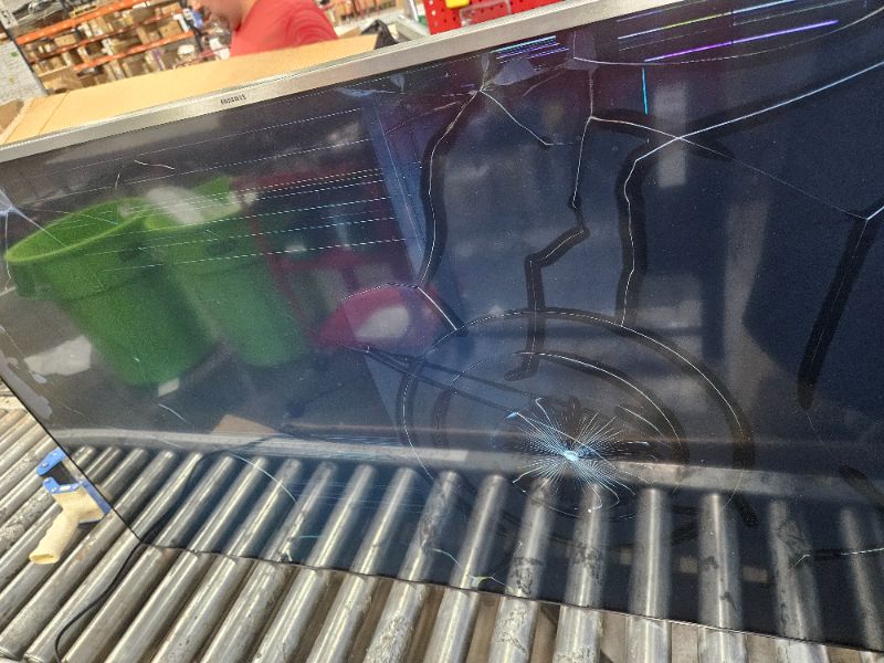 Photo 1 of ** Broken screen, final sale **  Samsung 50-Inch Class QLED Q8F 4K UHD Smart TV (2025 Model) Q4 AI Processor, 100% Color Volume with Quantum Dot, AirSlim Design, Endless Free Content, Samsung Vision AI, Alexa Built-in