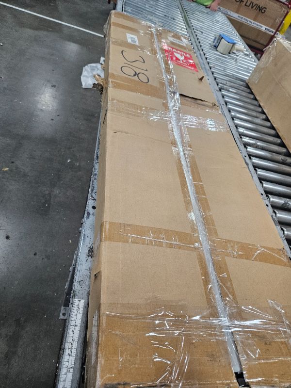 Photo 1 of ***PARTS ONLY***FLYMUHJIA Curio Cabinet Glass Display Case for Collectibles with Door, 4 Display Shelves Showcase, 64.2”Hx16.9''Lx 14.6''W Black