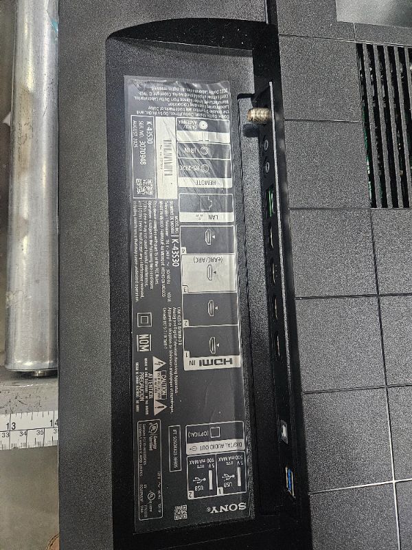 Photo 1 of ** does not power on ** Sony 43-Inch Class 4K Ultra HD BRAVIA 3 LED Smart TV with Google TV, Dolby Vision HDR, and Exclusive Features for PlayStation®5 (K-43S30)