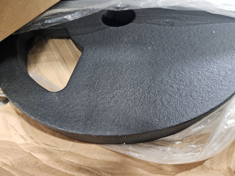 Photo 1 of 1 ct* Fitvids Olympic Cast Iron 2-Inch Weight Plate for Strength Training & Weightlifting, Multiple Weights Available, 45LB ( single )