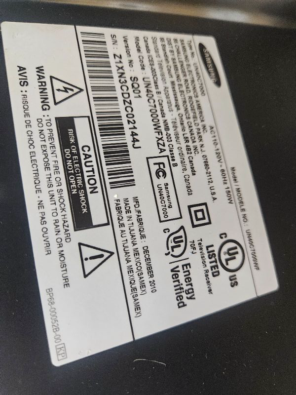 Photo 1 of **TV ONLY***Samsung - 40" Class 5 Series LED Full HD Smart Tizen TV (2019)