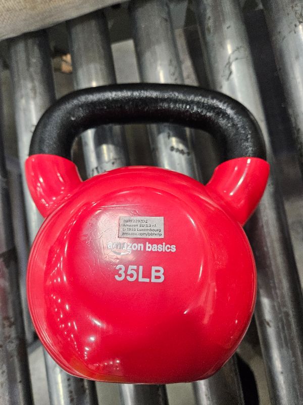 Photo 1 of 
AmazonBasics Vinyl Kettlebell