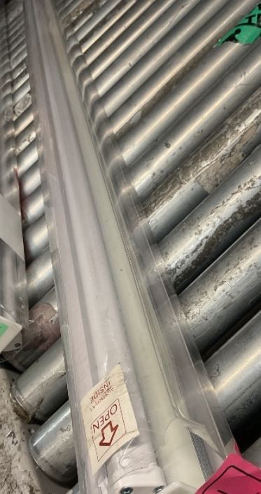 Photo 1 of *************MISSING MOUNTING HARDWARE**************
Joydeco 70 Inch Cordless Zebra Blinds for Windows, Privacy Light Filtering Dual Layer Grey Sheer Roller Shades for Home Office Bedroom