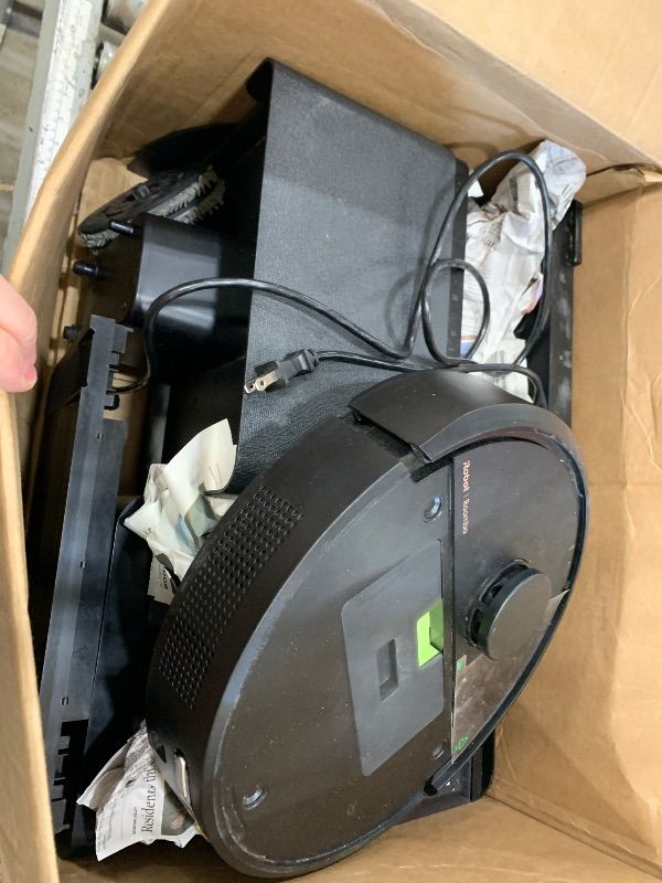 Photo 1 of ************missing power cord, used-dusty *************
iRobot Roomba Plus 505 Combo Robot Vacuum & Mop with AutoWash Dock - Extending Spinning Mop Pads, Self-Empties, Pad Wash & Heated Drying, Self-cleaning, Recognizes & Avoids Obstacles, LiDAR Navigati