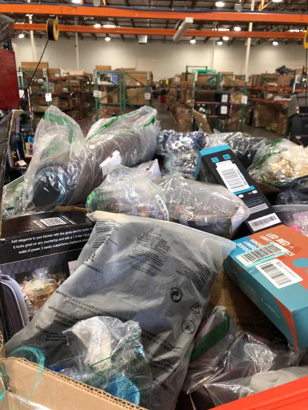 Photo 1 of 
****FINAL SALE**** NELLIS AUCTION NO SALE PALLET These big variety boxes contain between 200 and 400 items, each with an unknown average retail value and condition. They consist of exception items, such as those not wanted by customers or rejected due to
