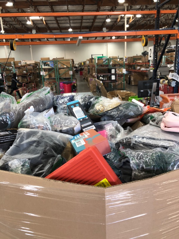 Photo 1 of 
****FINAL SALE**** NELLIS AUCTION NO SALE PALLET These big variety boxes contain between 200 and 400 items, each with an unknown average retail value and condition. They consist of exception items, such as those not wanted by customers or rejected due to