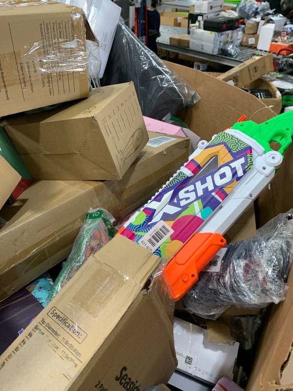 Photo 1 of ****FINAL SALE**** NELLIS AUCTION NO SALE PALLET These big variety boxes contain between 200 and 400 items, each with an unknown average retail value and condition. They consist of exception items, such as those not wanted by customers or rejected due to