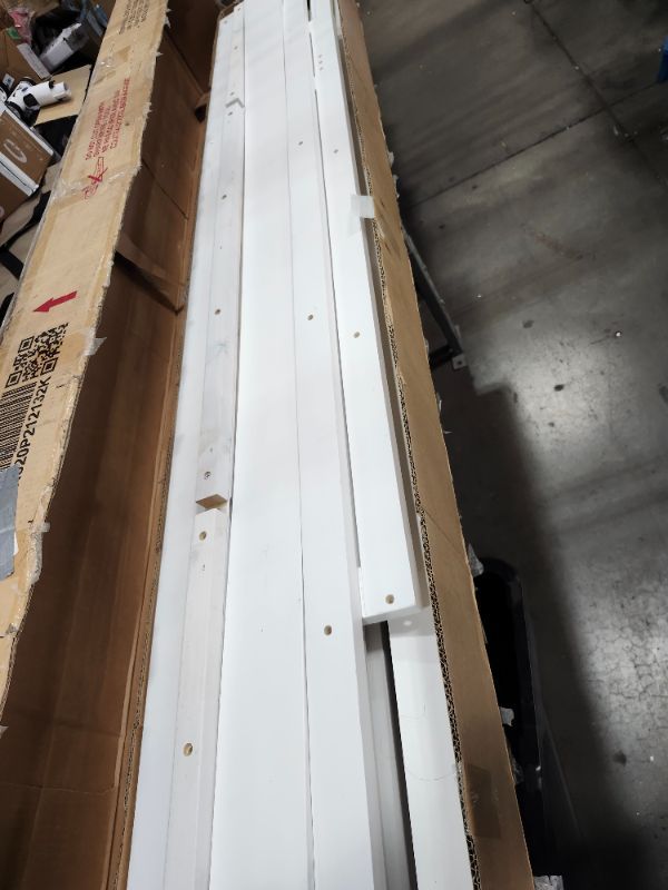 Photo 1 of ***************INCOMPLETE ITEM, THIS IS ONLY BOX #2 OUT OF 3 TOTAL*******************
Merax Full Size Wooden Daybed with All-in-One Cabinet and Shelf and Large Underbed Storage Space, Solid Wood Slats Support, No Box Spring Needed, Easy Assembly, White