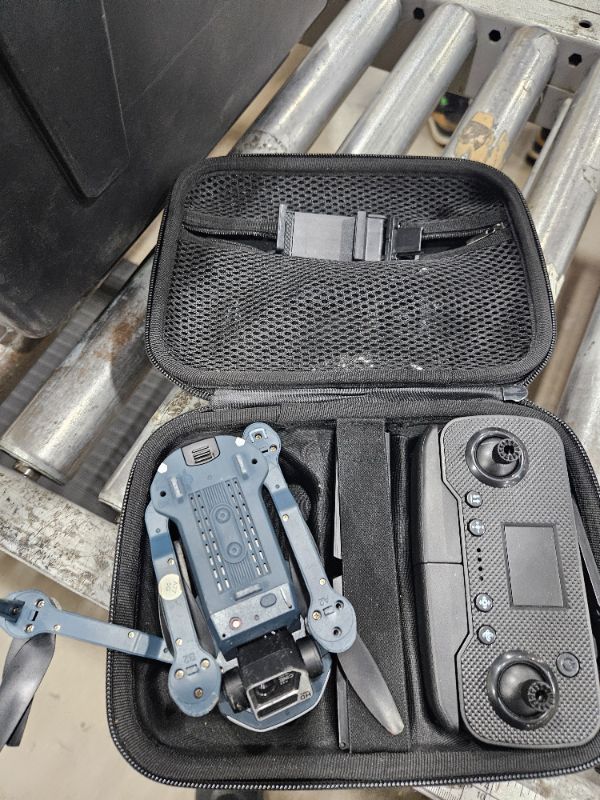 Photo 1 of ** For parts only, damaged wing and remote cell phone holder *** 2650 ft Long Range Super Enduring Brushless Motor Drone with 84 Mins Super Long Flight Time, Drone with 4K HD Camera for Beginners, CHUBORY A77 WiFi FPV Quadcopter, Follow Me, Auto Hover, 3 