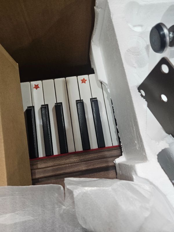 Photo 1 of ***SOLD FOR PARTS*** Donner DDP-80 Electric Piano 88 Keys Weighted Piano, Hammer Mechanism II, Home Digital Pianos Full Size Keyboard with Stand, Triple Pedal, USB MIDI and Headphone Jack, Walnut Wood Colour