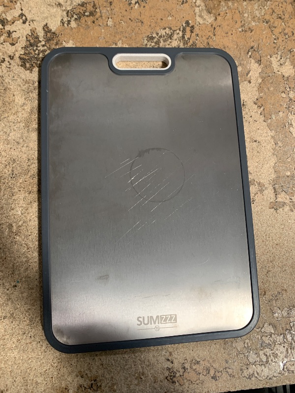Photo 1 of ***SEE NOTES***Titanium Cutting Board for Kitchen, Cutting Board Double Sided Food Grade, Pure Titanium and Wheat Straw PP, Easy to Clean Large Size 16”×11”