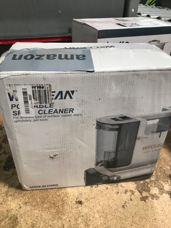 Photo 1 of **SEE CLERK NOTES** WECLEAN C1 Portable Extractor for Couch and Carpet Cleaner Upholstery Cleaner for Deep Cleaning