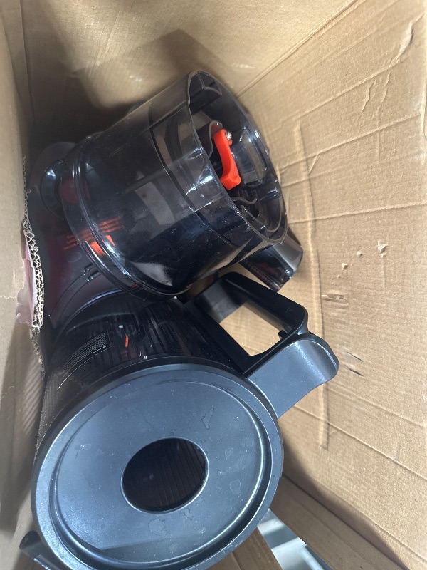 Photo 1 of (NON-FUNCTIONAL) (PARTS) Cold Press Juicer, 5.8" Wide Feed Chute Juice Extractor Machine with 400W, High Juice Yield, Slow Masticating Juicer for Whole Vegetables & Fruits, Metallic Silver