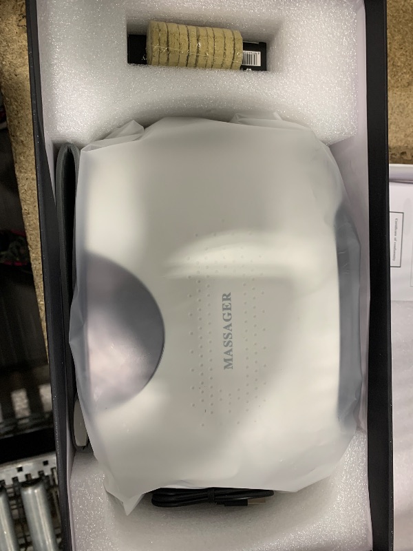 Photo 1 of Automatic Abdominal Massager, Bianstone Belly Rubbing Instrument, Dual-use for Waist and Abdomen, Positive and Negative Massage, Flatulence Relief, Promote Intestinal Peristalsis (White)