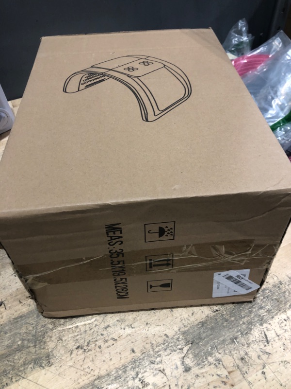 Photo 1 of Red-Light-Therapy-for-Face?Led Face Mask Light Therapy Red & Blue Rejuvenation Tool SPA Equipment Led Neck Body Hand Mask for Skincare at Home