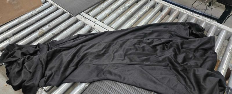 Photo 1 of ***SIMILAR TO STOCK PHOTO*** Women Sexy V Neck Off The Shoulder Evening Gown Fishtail Maxi Dress (L, Black)