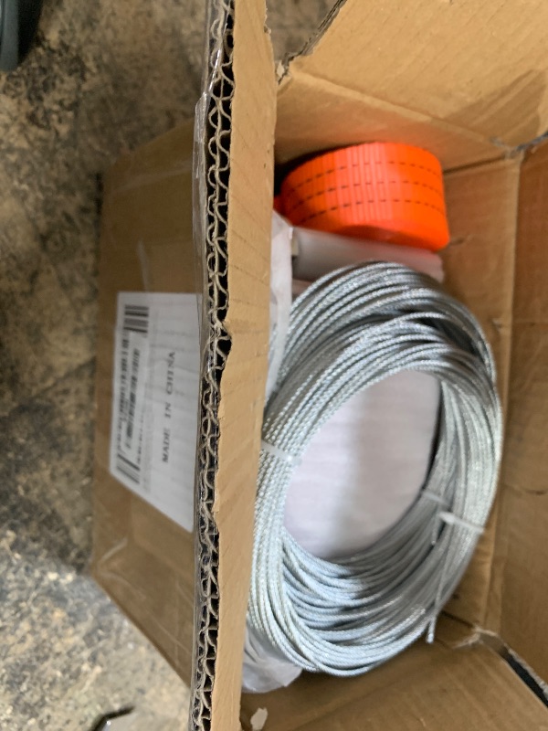 Photo 1 of Overhead Garage Ceiling Storage Lift System,Safe Anti-Drop Overhead Garage Storage Pulley Lift System,300lb Load Capacity,Easy One-Person Operation,Ceiling Storage Mounted Not Include Racks