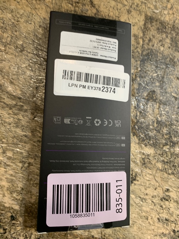 Photo 1 of **ONLY 1 CABLE MISSING 2ND CABLE** LISEN Coiled USB C Cable, 2 Pack for Android Auto & CarPlay Cable, 4FT Short USB A to USB C Cable Compatible with iPhone 16/15, Samsung Galaxy S25/S24/S23 A15/A14, Google Pixel 9/8, Moto, TCL-Black