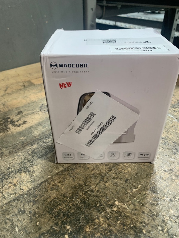 Photo 1 of ?Auto Focus&1080P?Magcubic Mini Smart Projector with 4K Support, Portable Projector with Wifi and Bluetooth, 5W Speaker, Built in Apps, Voice Control, Outdoor Movie Projector