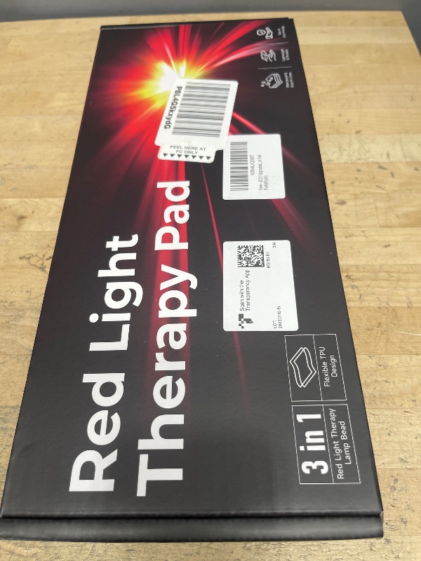 Photo 1 of 2025 Upgraded Red Light Therapy for Body, 24" x 12" Large Size Red Light Therapy Pad with Timer, 660nm&850nm Infrared Light Therapy Mat Full Body(Black)