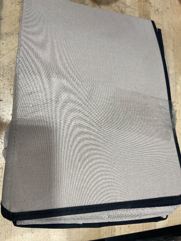 Photo 1 of **MISSING SUPPORT POLES TO MAKE HAMPER STAND UP** SOLEDI Large Double Laundry Hamper with Lid, Collapsible Clothes Hamper 2 section with Removable Bags, Space-Saving Laundry Basket for Bedroom, Dorm, College