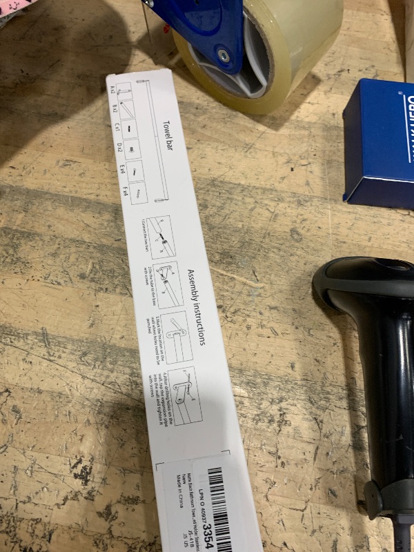 Photo 1 of **PARTIAL SET/ FOR PARTS MISSINIG 1 BAR** JUYSON Towel Bar for Bathroom 30 Inch Matte Black, Towel Racks for Bathroom Wall Mounted,Bathroom Accessories Stainless Steel Towel Rod Single Towel Holder Towel Hanger(Single Bar-Black, 30 in)