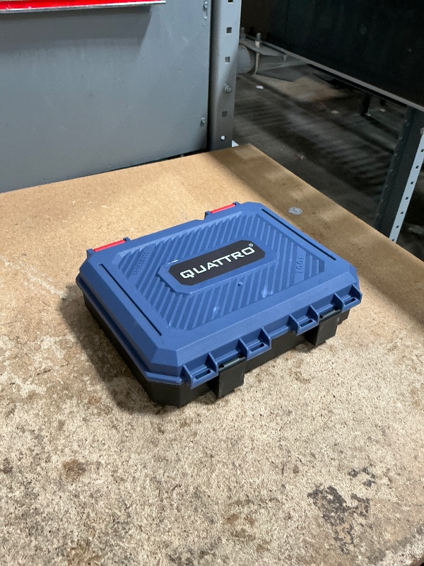 Photo 1 of (sold for parts) Yunir 18V Impact Driver, 80NM 1850 rpm Speed Electric Power Drill Set, Cordless Impact Wrench with LED Work Light, 2000mAh, Storage Box, for Wood Metal (US Plug)