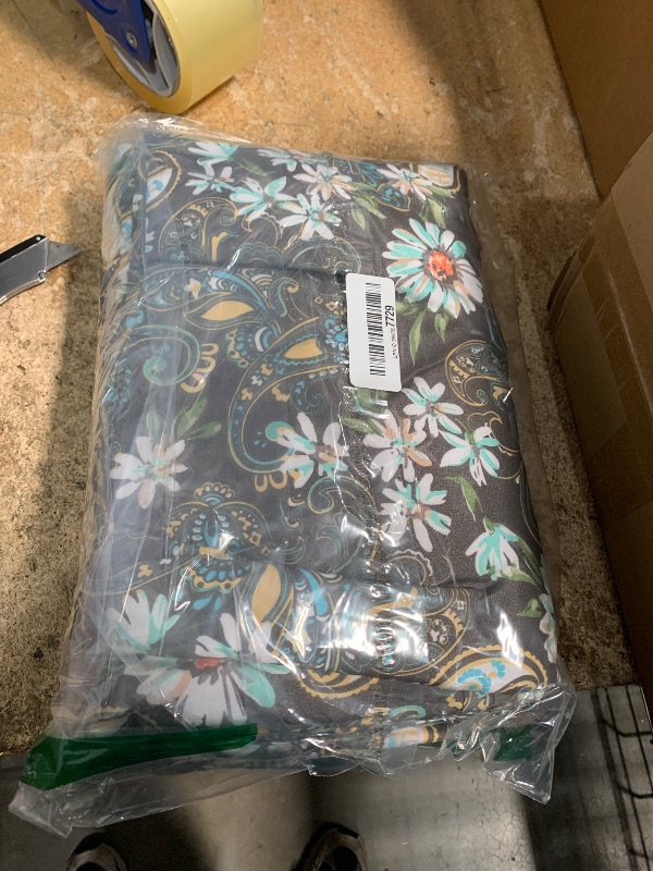 Photo 1 of JSD Black Paisley Floral Printed Sheet Set King Size, 4 Piece Soft Pattern Microfiber Sheets Extra Deep Pocket