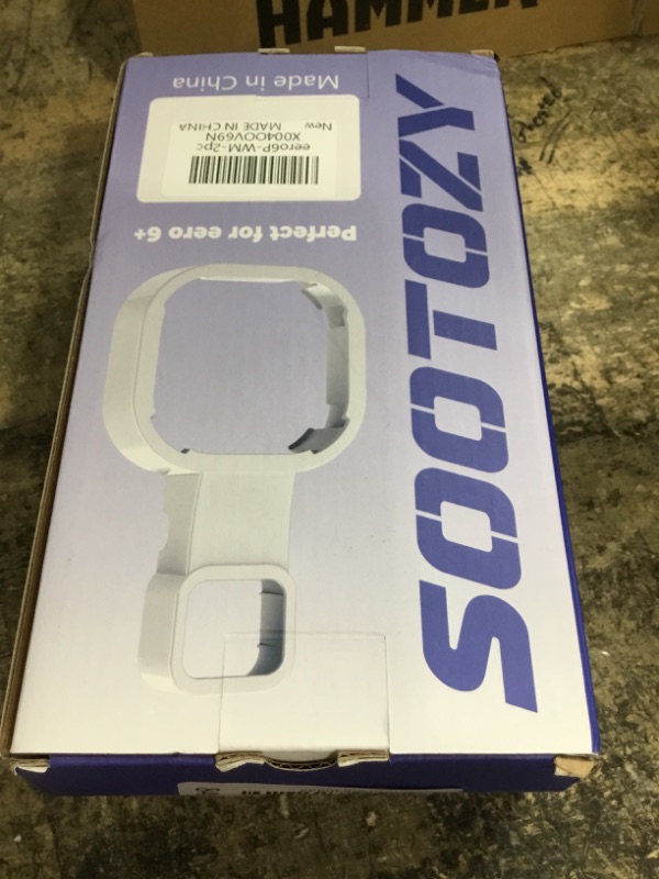 Photo 1 of Wall Mount Holder for eero 6 and for eero 6+ Router Mesh Wi-Fi System – No Messy Wires, Space-Saving Outlet Wall Mount Holder for eero 6 Plus Extender, Stand Bracket for eero 6+ (White-2pcs)