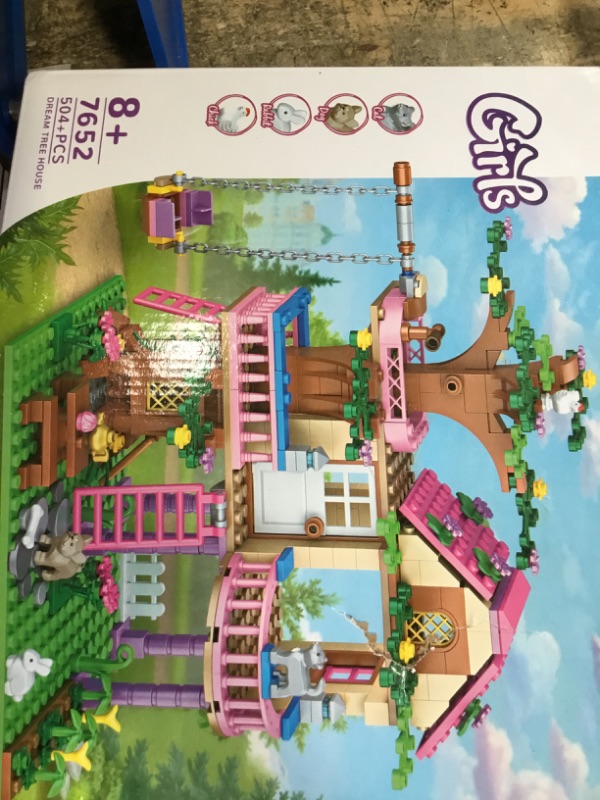 Photo 1 of ***********PIECES PROBABLY MISSING************
HSANHE Tree House Building Set Compatible with Friends, 504 PCS Forest House Building Kit Birthday Gift for Kids Girls Boys Age 6-12 Years?7652?