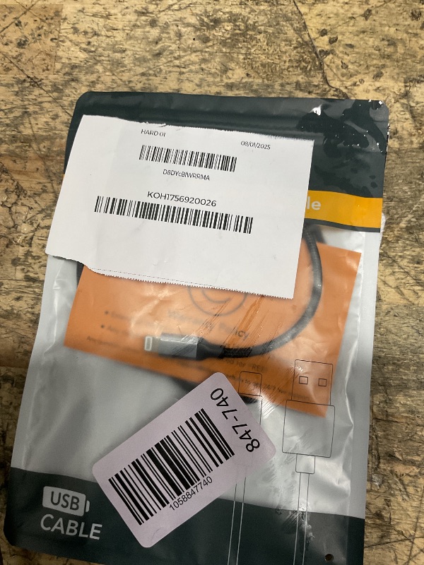 Photo 1 of 1.5 FT USB C to Lightning Cable Short, 2Pack [MFi Certified] Braided Short Type c to iPhone Cable PD Fast Charging 1.5 Foot C to Lightning Cord for iPhone 14/13/12/11Pro/X/XR/8/7/6s/Plus/SE/iPad