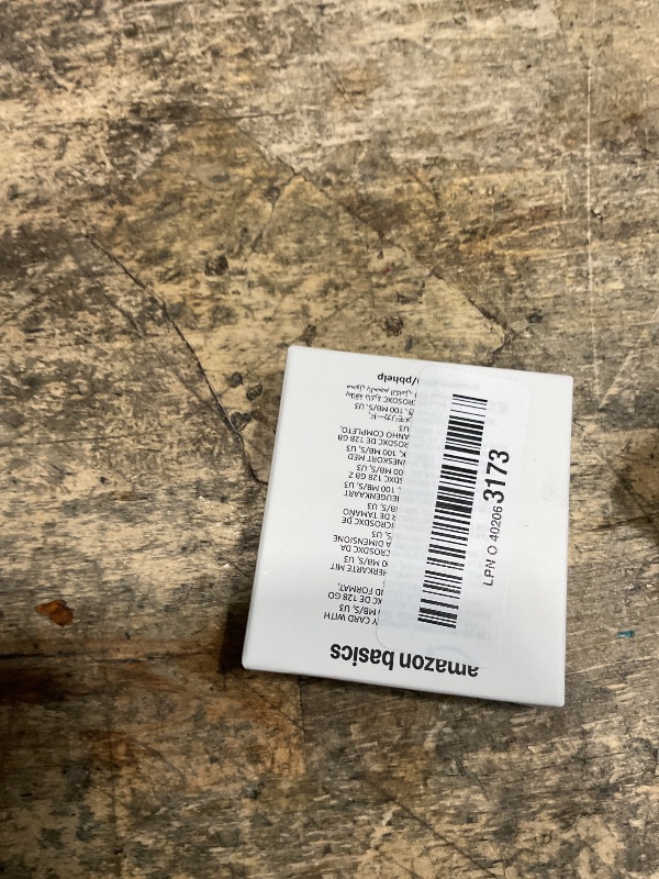 Photo 1 of **ADAPTER ONLY** Amazon Basics Micro SDXC Memory Card with Full Size Adapter, A2, U3, Read Speed up to 100 MB/s, 128 GB, Black