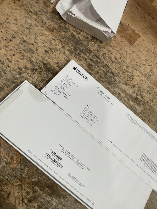 Photo 1 of ***SEE NOTES*** 
Apple Watch Series 10 [GPS 46mm case] Smartwatch with Jet Black Aluminium Case with Ink Sport Loop. Fitness Tracker, ECG App, Always-On Retina Display, Carbon Neutral