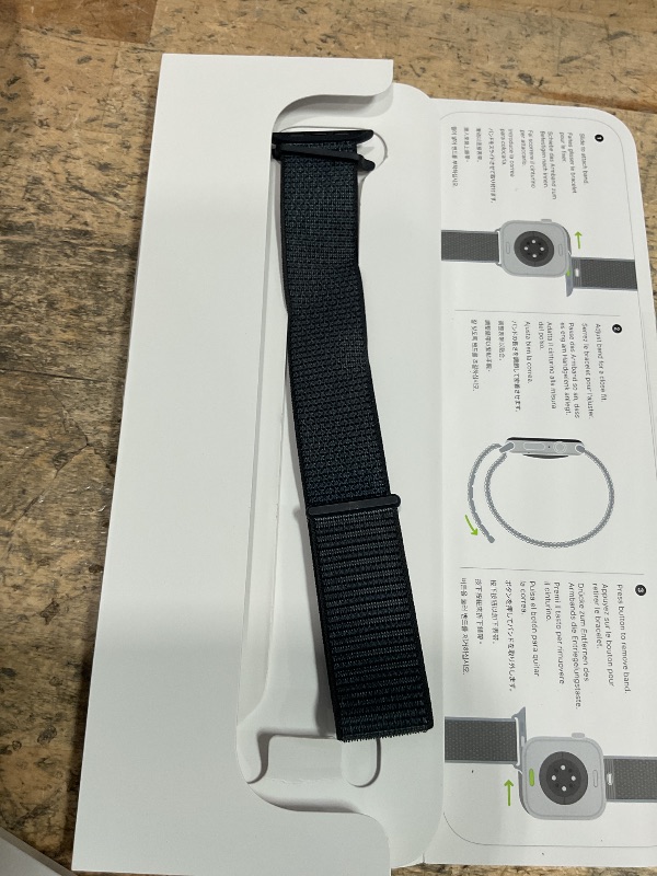 Photo 1 of ***SEE NOTES*** 
Apple Watch Series 10 [GPS 46mm case] Smartwatch with Jet Black Aluminium Case with Ink Sport Loop. Fitness Tracker, ECG App, Always-On Retina Display, Carbon Neutral