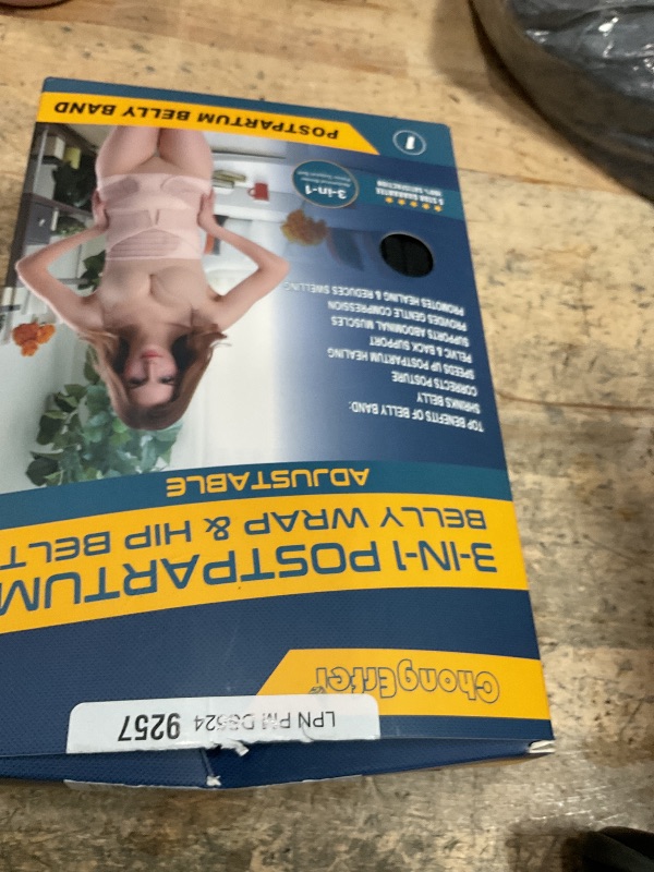 Photo 1 of 3 in 1 Postpartum Belly Band - Postpartum Belly Support Recovery Wrap, After Birth Brace, Slimming Girdles, Body Shaper Waist Shapewear, Post Surgery Pregnancy Belly Support Band (XXL, Black)