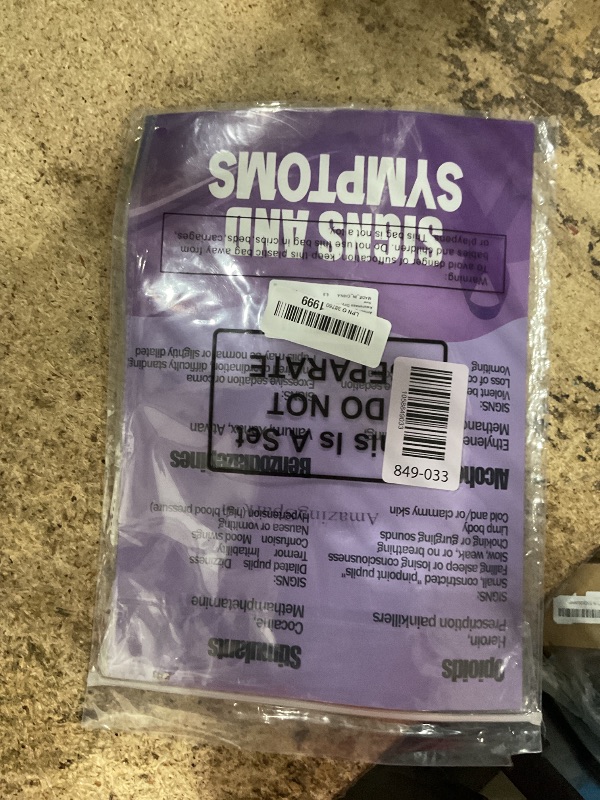 Photo 1 of AmazingSpark 6 Pcs Overdose Awareness Purple Ribbon Posters Drug Addiction Purple Ribbon Wall Decorations for International Overdose Awareness Day, Alzheimer's, Lupus