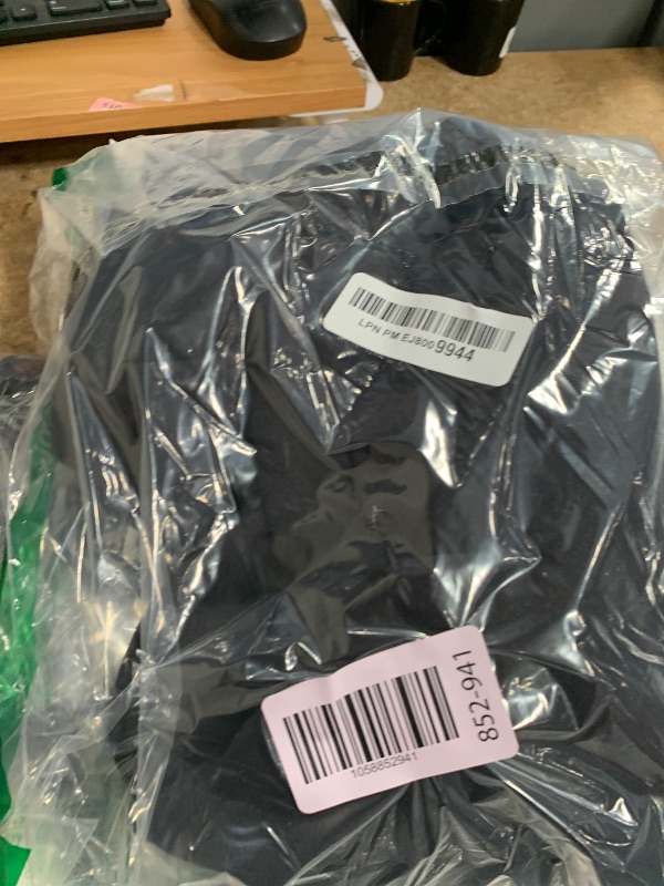 Photo 1 of **SEE CLERK NOTES** Fruit of the Loom Men's Eversoft Fleece Joggers, Moisture Wicking & Breathable, Sizes S-2X, Cotton Blend-Black, Small