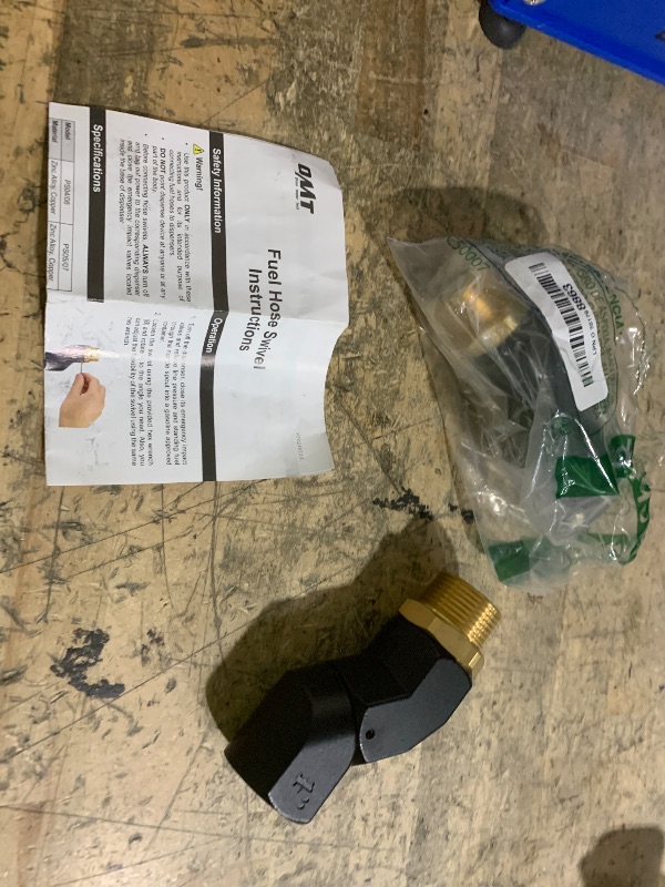 Photo 1 of 1" fuel hose swivel, pack 