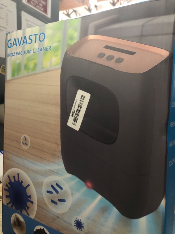 Photo 1 of ***PARTS ONLY*** GAVASTO Pro Touchless Vacuum Automatic Dustpan - Ultra Fast & Powerful - Great for Sweeping Salon Pet Hair Food Dirt Kitchen, Canister Vacuum Cleaner Trash Can, Bagless, Auto Sensors, 1500 Watt-Black