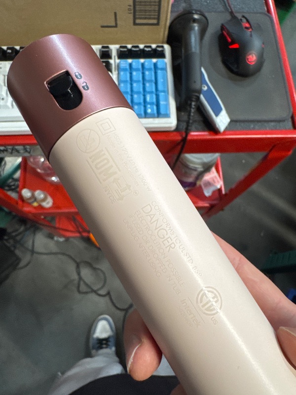 Photo 1 of (POWER TESTED) (MISSING ACCESSORIES) Dyson Airwrap Co-anda2x™ Multi-Styler and Dryer Straight+Wavy in Ceramic Pink