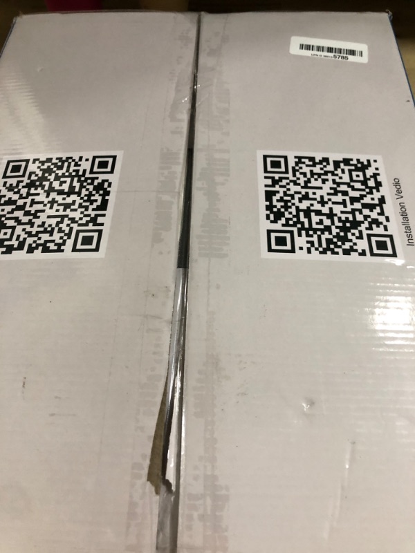 Photo 1 of ** FOR PARTS/BROKEN LIGHT COVER & FAN BLADES ARE SCRACHTED** Goniyado 52" Black Low Profile Ceiling Fans with Lights and Remote, Modern Flush Mount Ceiling Fans with Quiet DC Motor, 6 Speeds Reversible