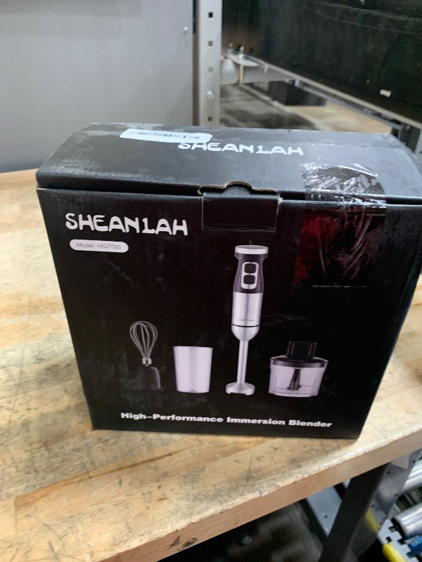 Photo 1 of 1000W Powerful Immersion Blender Handheld, 2025 New Update Hand Blender with 25-Speed and Heavy-Duty Copper Motor, 4 in 1 Hand Mixer with Chopper, Whisk, Beaker and Wand Silver