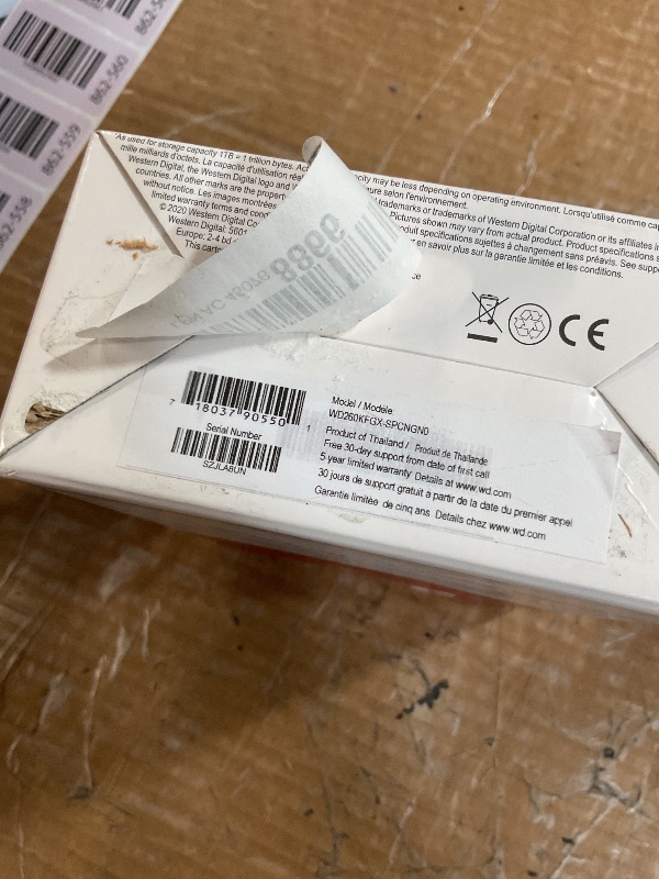 Photo 1 of ***(PARTS ONLY/ MAJOR DAMAGE/ NON FUNCTIONAL)***Western Digital 26TB WD Red Pro NAS Internal Hard Drive HDD - 7200 RPM, SATA 6 Gb/s, CMR, 512 MB Cache, 3.5" - WD260KFGX