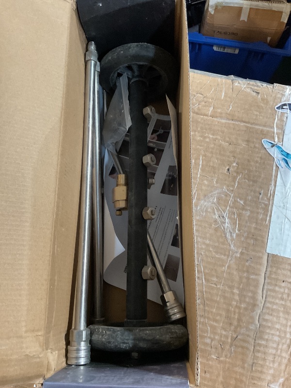 Photo 1 of ***PARTS ONLY***Tool Daily Undercarriage Pressure Washer Attachment 16 Inch, Dual-Function Undercarriage Cleaner with 1-Liter Foam Cannon, Under Car Wash Water Broom with 3 Pieces Extension Wand, 3600 PSI