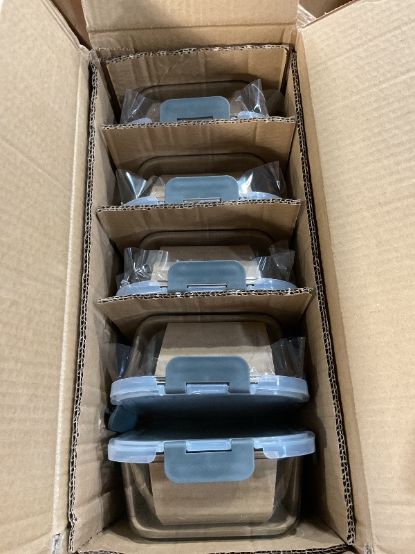 Photo 1 of [10-Pack] Glass Meal Prep Containers with Lids, MCIRCO Food Storage Containers with Snap Locking Lids, Airtight Lunch Containers, Microwave, Oven, Freezer and Dishwasher