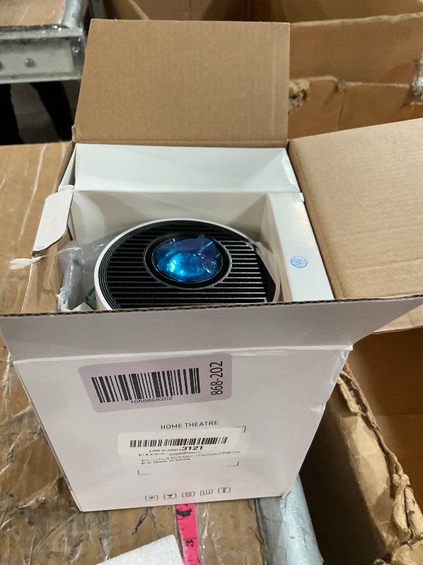 Photo 1 of ?Electric Focus?Mini Portable Projector with 4K Support, Bluetooth 5.4 WIFI6, 5watt Sound Base Speaker, 260 ANSI, Android 11, 210° Rotation , Auto Keystone Correction Video Projector HY300 PLUS