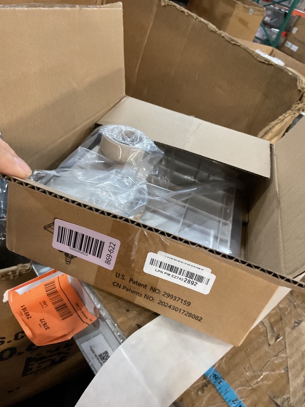 Photo 1 of (PARTIAL SET) Hanaoyo LED Pool Fountain Waterfall for Above Ground Pools, 7 Different Lighting Colors, Smooth Flowing Pool Waterfall Relaxing Cascade for Outdoor Decor, Adjustable Width Fits Various Frames