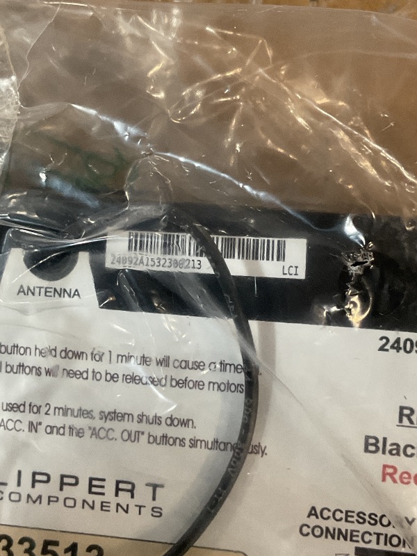 Photo 1 of (missing cable) HappiJac Replacement Truck Camper Jack Clutchless Current Sensing CCS Wireless Main Logic Board and Remote Control for Motorized Systems - 733513