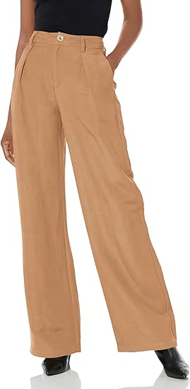 Photo 1 of (bagged) (used/fair) (size 2) PAIGE Women's Dallas Pants, Light Chambray, brown, 2